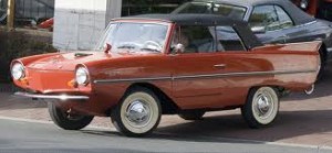Amphicar - a flip of a lever and two propellers kicked in and made water-crossing a breeze.
